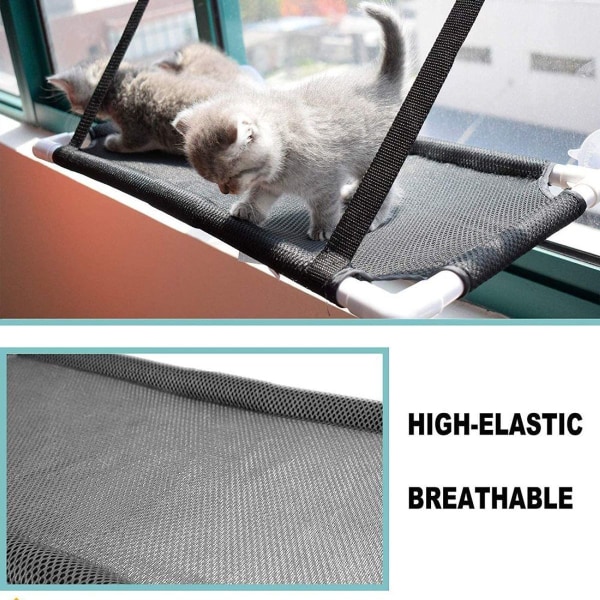 Kattfönsterplats katttillbehör fönsterstol fönsterliggare katthängmatta KLB