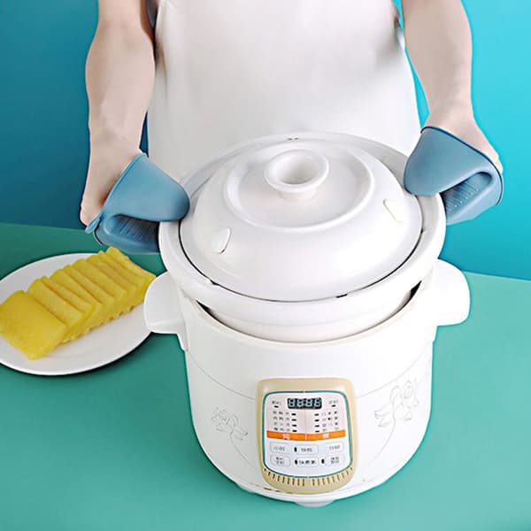 3-delt kjøkkenutstyr, klipsgriper for varme boller/rustfritt stål