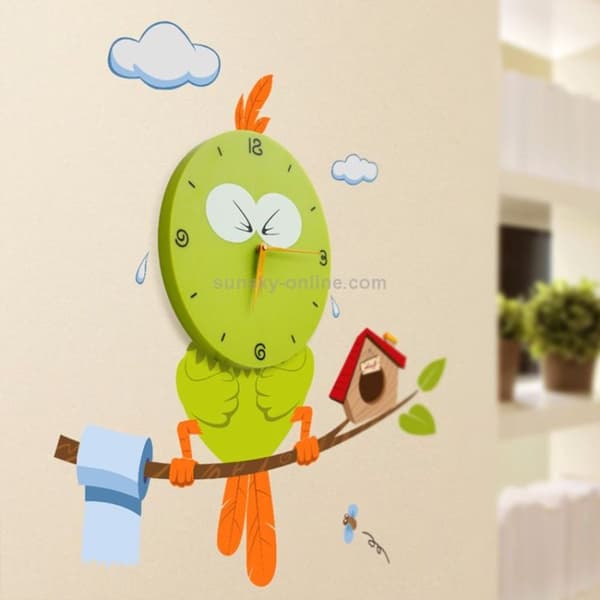 Market Bird DIY Seinäkello (Vihreä)
