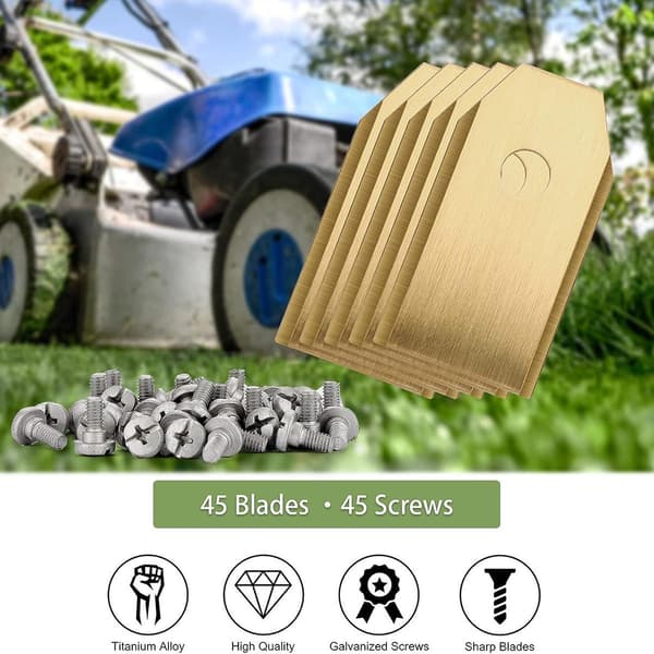 45 korvaavaa terää Husqvarna / Automower / Gardena / KLB