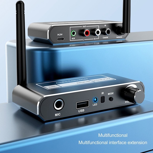 Mini lydmottaker Bluetooth 5.2 HiFi støtte U-disk KLB