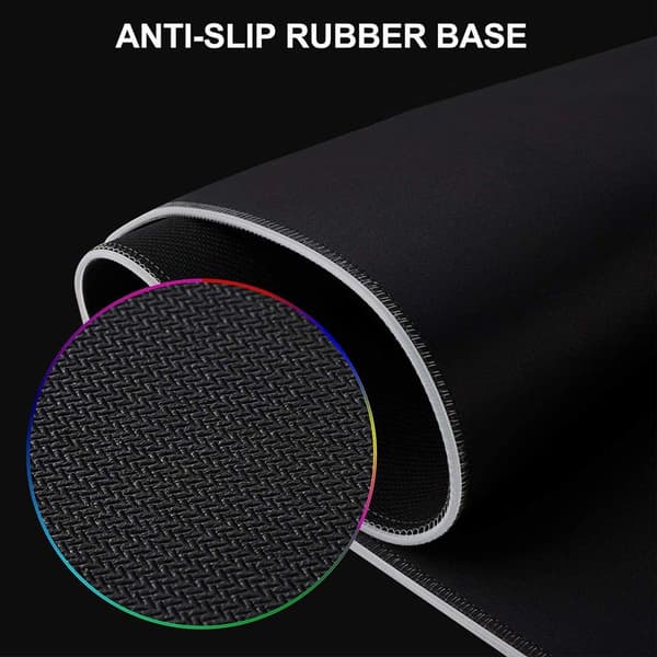 RGB Gaming Musematte 8 Lysmoduser Sklisikker Gummi 800x300x4mm