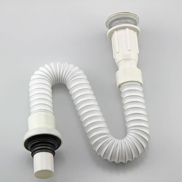 Flexibel avloppsslang 13972, 1 1/4\" x 32 mm, hävert/luktfälla för