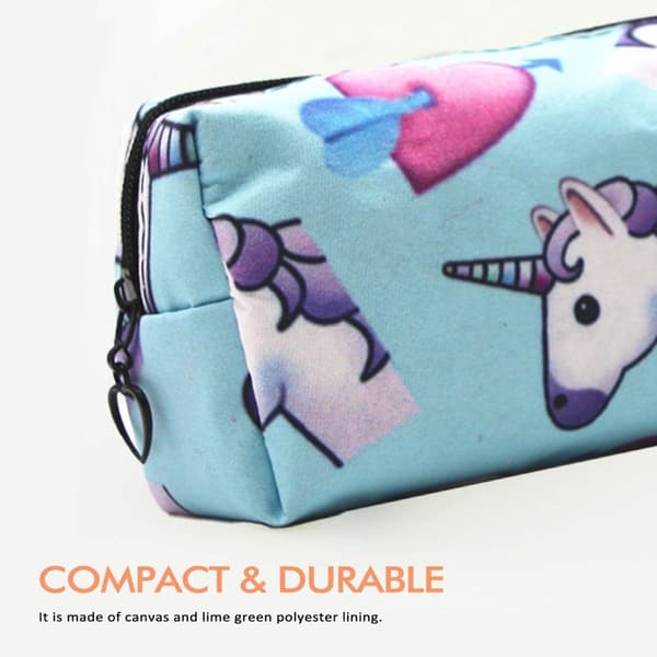 Lærred Blyantspose Pen Etui Stationery Etui Makeup Form 3 KLB