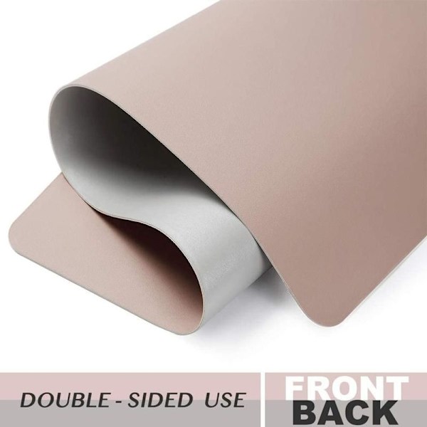 Bordmatte, skrivebordsmatte, 80x40 cm kunstlær bordmatte,