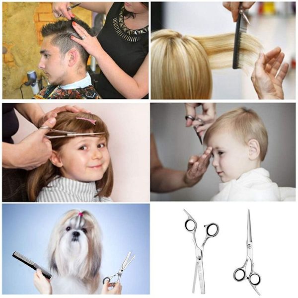 Professionella Hårklippningssaxar Hårklippning Tunnande Style6