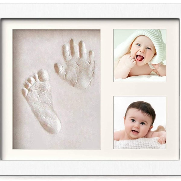 Baby Handprint Footprint Clay Footprint Set for nyfødte og KLB