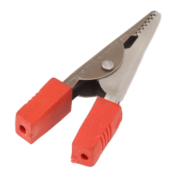 20-pack krokodilklämmor röda och svarta 1 cm öppning elektriska KLB