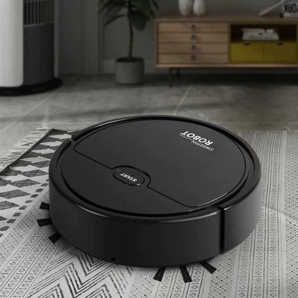 3 i 1 Smart Robotstøvsuger, Smart Home, Intelligent Fejning