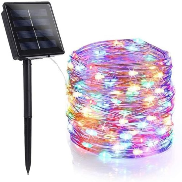 Solcellsbelysning för jul utomhus, BrizLabs 24M 240 LED-färg