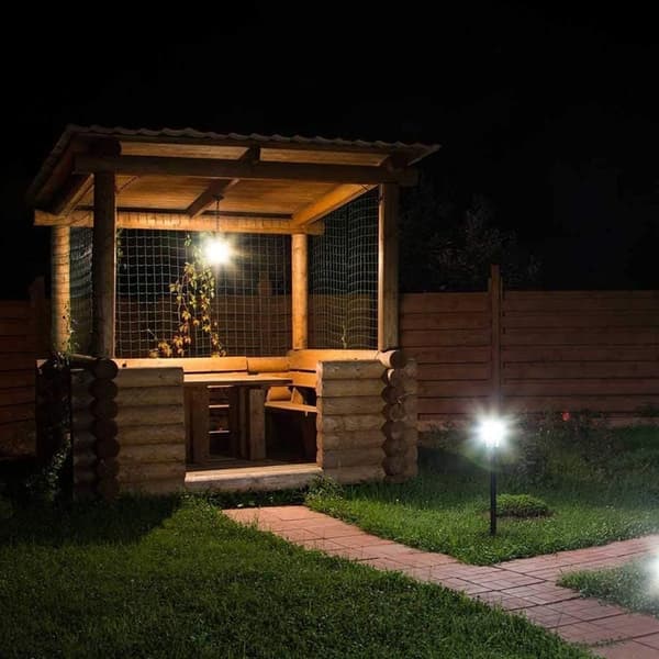 Bærbar solcelle LED-lampe til camping - hønsehusbelysning KLB