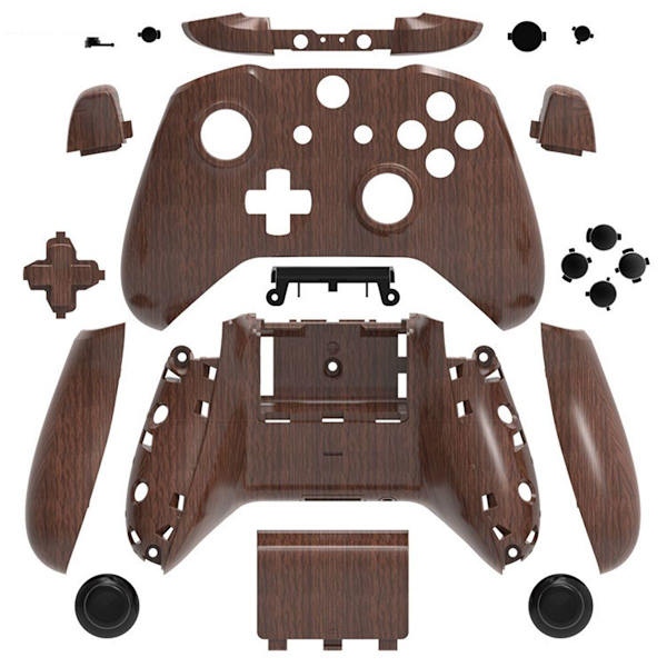 Täydellinen suojakotelo kotelo korvaavat osat Xbox puunsyy KLB