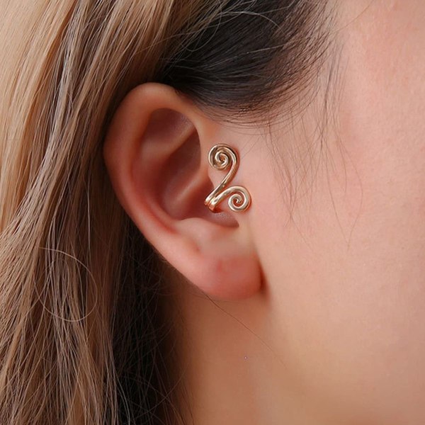 6 STK akupressur øreringe til slankende, ikke-gennemtrængende akupressur øreringe,