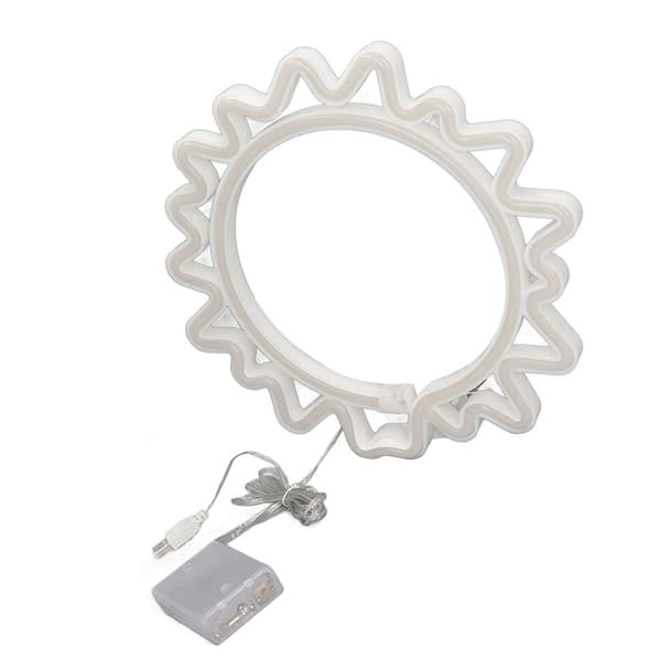 Sun Neon Light Sign USB uppladdningsbart batteri LED KLB