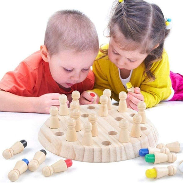 Gxhong Memory Match Stick Chess, Träspel, Träminnesspel, Memory KLB