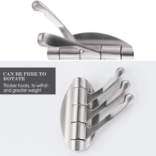 Kleskrok, Solid Metall Svingbar Krok Hard Folding Swing Arm Triple Coat KLB