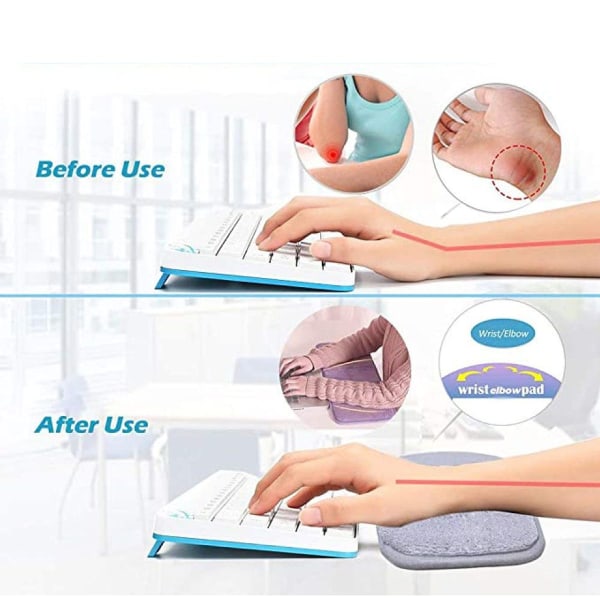 Opgraderet ergonomisk håndledsstøtte til at lindre belastningen på håndledspuden, Creati KLB