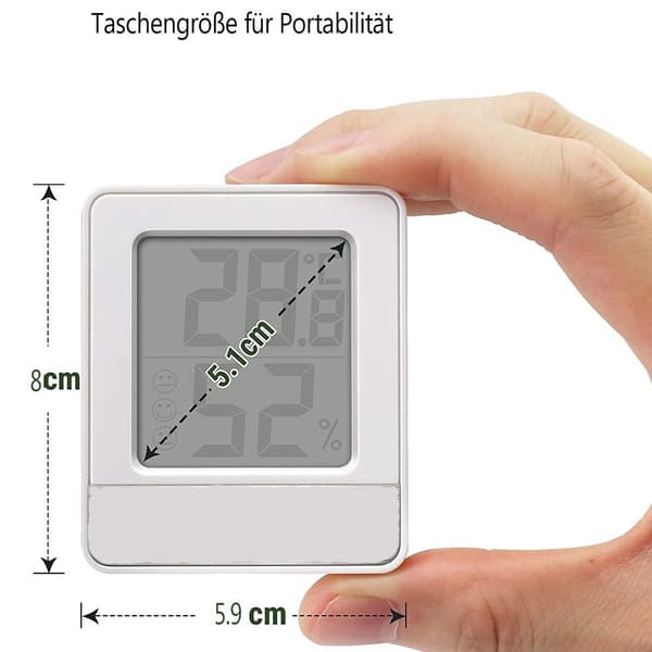 ThermoPro TP49W-3 Digital Mini Thermo-Hygrometer Termometer Rumstermometer 3 KLB