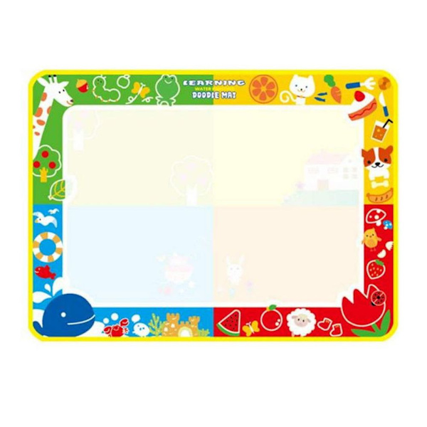 Vand Doodle måtte, solid 100cm x 70cm magisk måtte tegning maleri pad Multi g