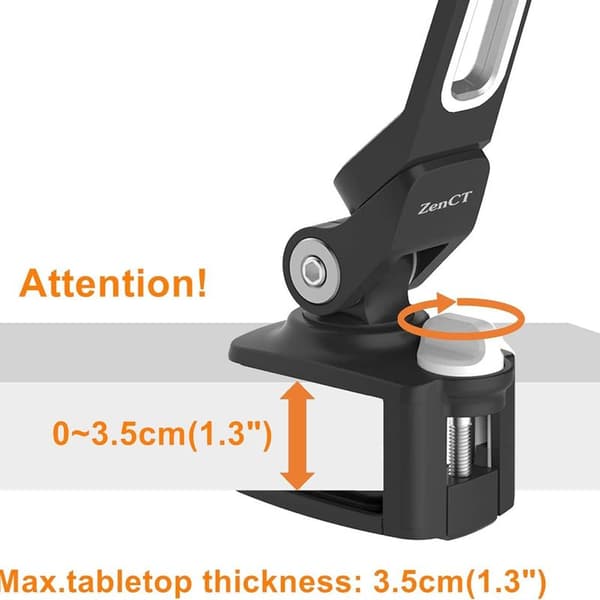 iPad skrivebordsholder, flat holder, multi-vinkel justerbar flat