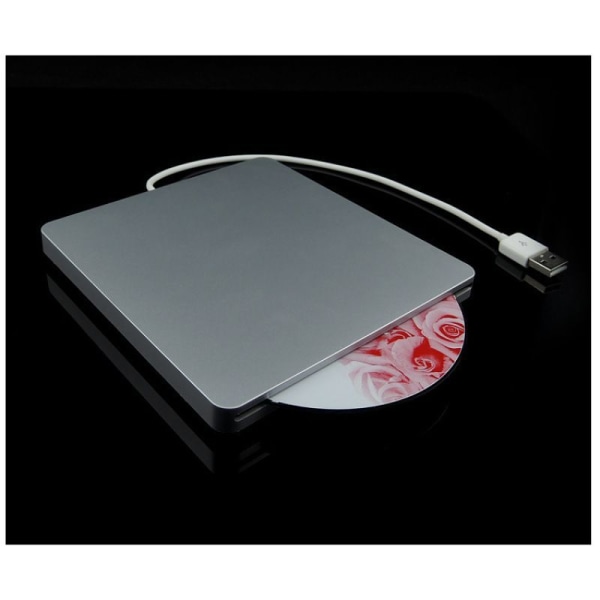 Extern CD DVD-enhet USB 3.0 Milfech Bärbar Slim CD/DVD-RW-brännare med typ