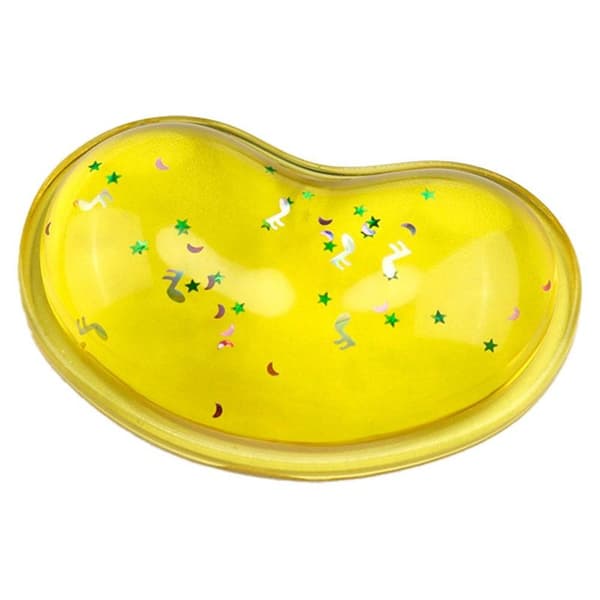 Ergonomisk silikon håndleddsmusematte gjennomsiktig håndleddsstøtte stil 3