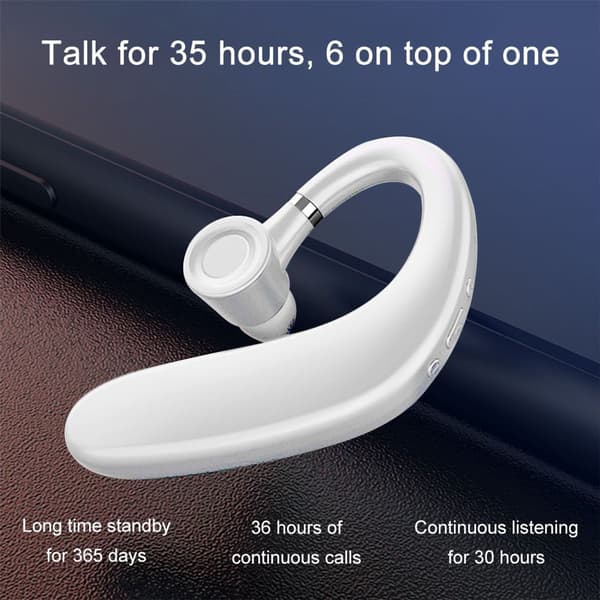 Bluetooth-headset Trådløse øretelefoner Bluetooth-hodetelefoner Hvit