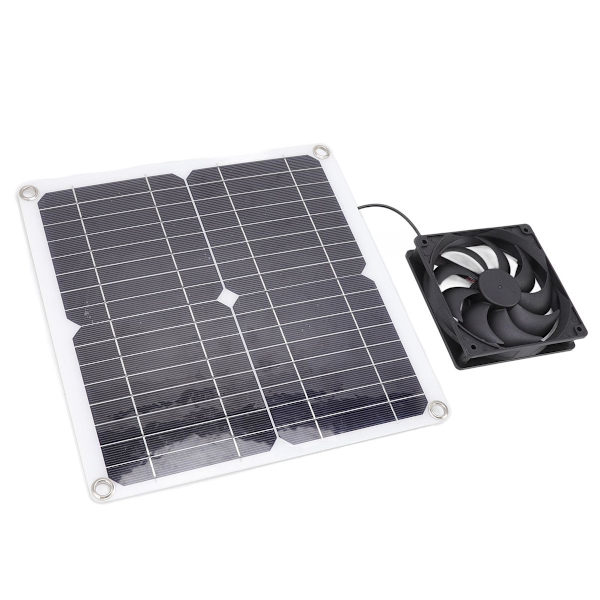 Solpanel Fläkt Lätt Bärbar Solcellsfläkt Kit KLB