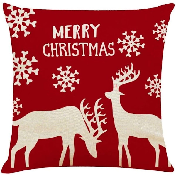 Coversolate Tyynynpäällinen 45x45 Joulu Tyynynpäälliset Joulu, 4 Kpl KLB