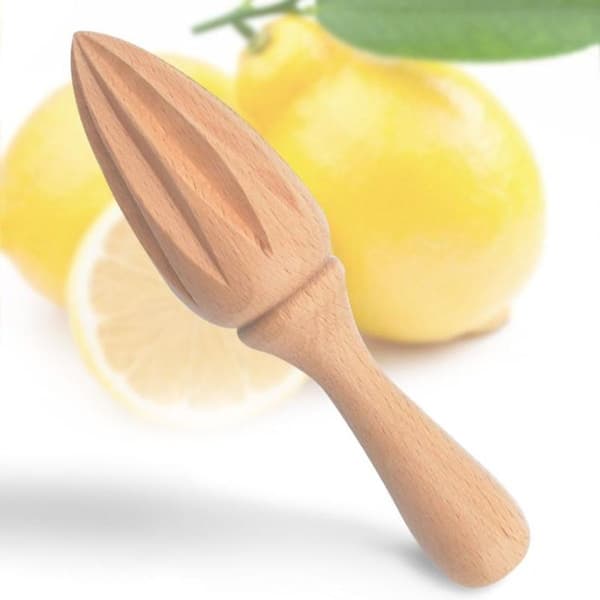 Träpress, juicepress, fruktjuicepress, reamer, citronkon, multifunktionell