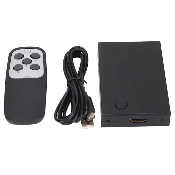 18 Gbit/s HD Multimedia Interface 2.0 5x1 Switcher 5 i 1 ut KLB