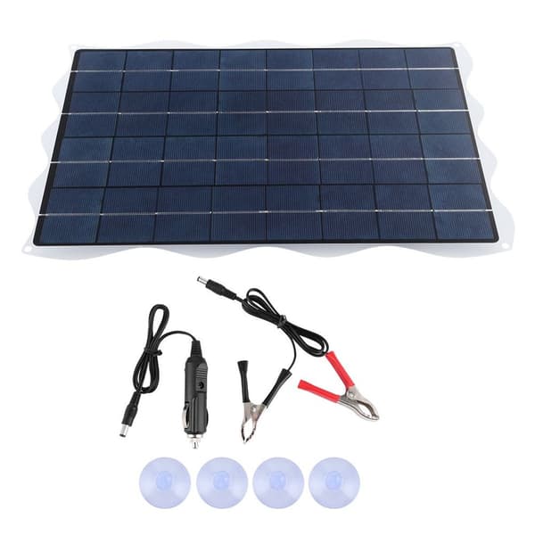 20W 18V Solcellepanel Lader med Brakett for KLB