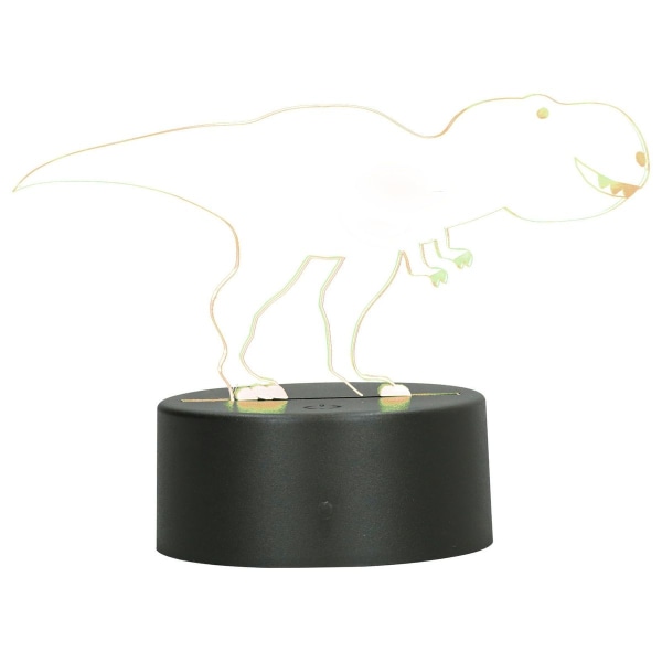 LED-nattlampa, färgglad 3D Touch LED Tyrannosaurus nattlampa KLB