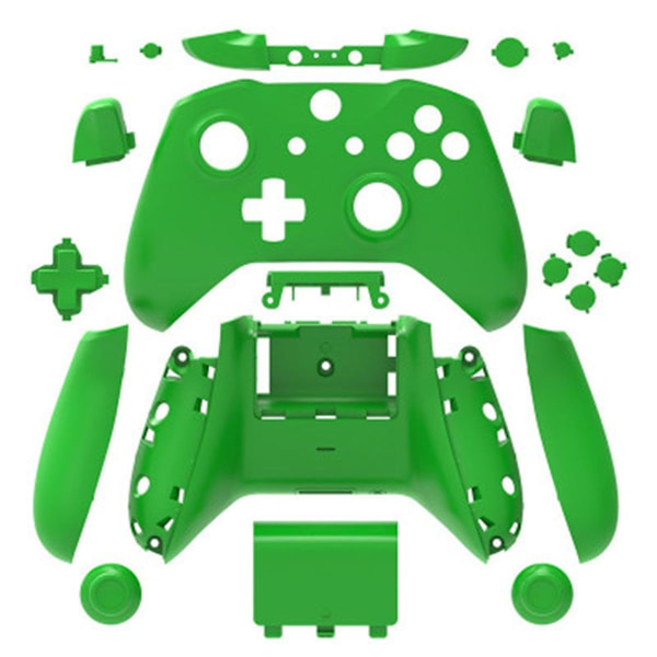 Komplett skyddande husersättningsdelar för Xbox One Wireless Green KLB
