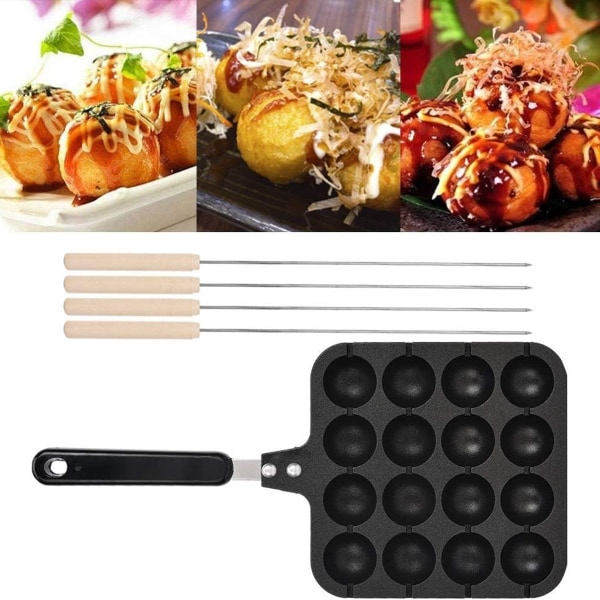 16L cher Takoyaki-grillilevy, tarttumaton ruoanlaittoleivontamuottityökalu KLB