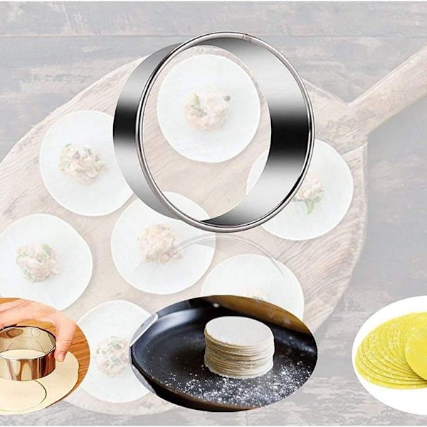 6-delt dejpresse sæt, ravioli maker, dumpling maker sæt, dumpling maker