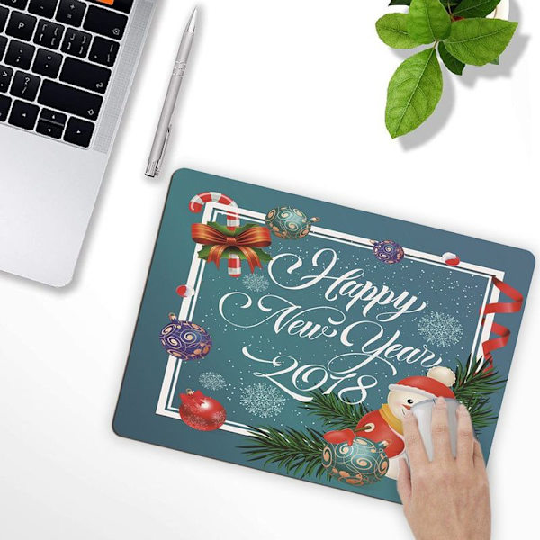 Julmusmatta Student Desk Pad Tangentbordsplatta Laptop Pad Stil 2