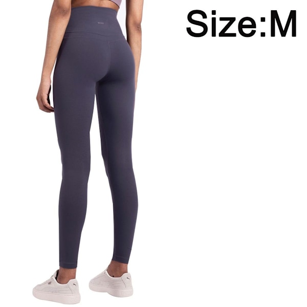 Dame vinter leggings med fleecefor i grå-lilla KLB