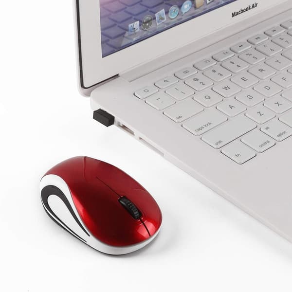 Mini liten trådlös mus för barn, optisk bärbar med USB
