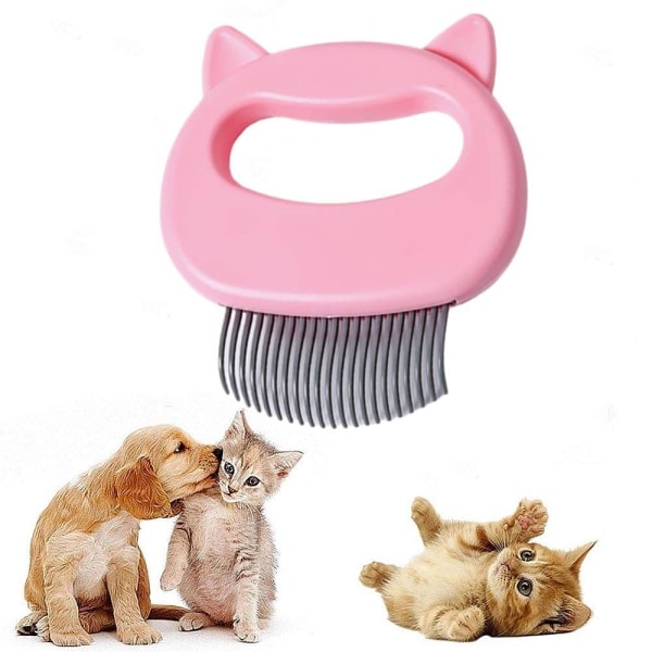 Kattkam husdjur Kort och långt hårborttagning Massagekam Mjuk avmattningsborste Skötsel- och avfallsborste Hundmassage Avmattningsverktyg,