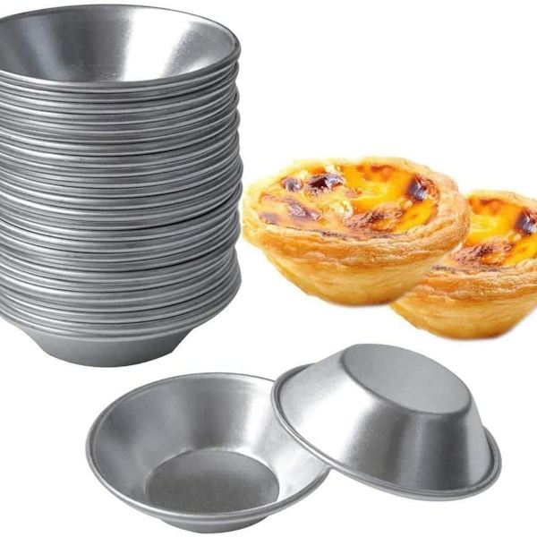 24 st äggformar, små pajformar, dessertformar och puddingformar