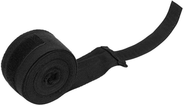 Boxningshandskar för män/kvinnor/barn, elastisk MMA, svart, 2,5M
