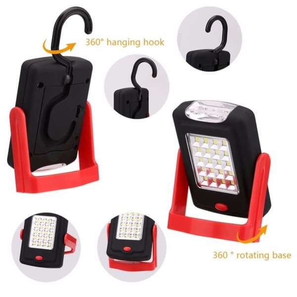 23 Perler 2 Tilstande Bærbar LED Vedligeholdelsesarbejdslys Udendørs Campinglys Bærbar N