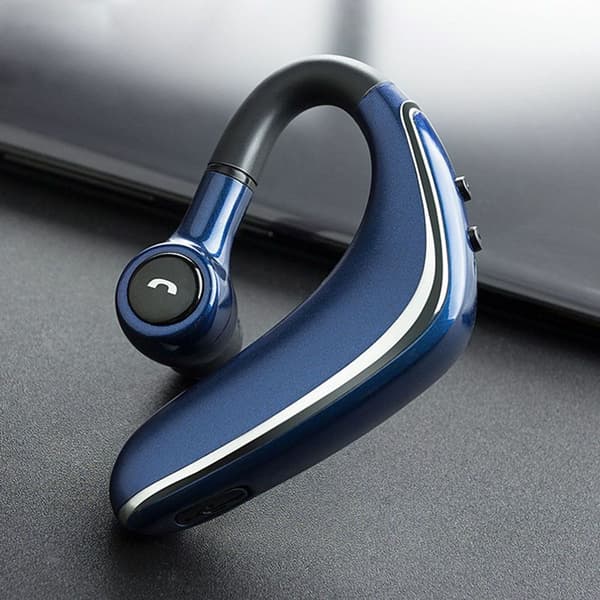 Trådløse V5.0 Business Bluetooth-ørepropper i øret lyseblå