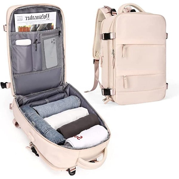 Stor resväska för kvinnor, handbagage, vandringsryggsäck,