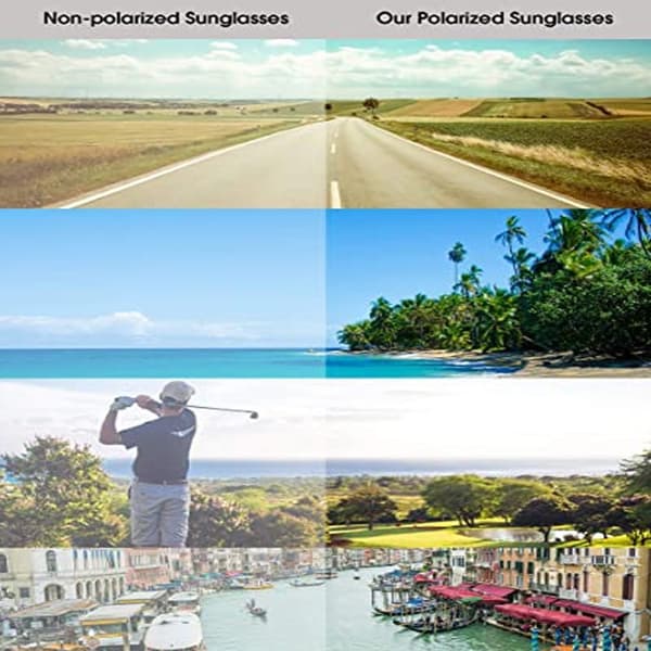Magnetiska 5-pack Polariserande Clip-on Solglasögon Plastram