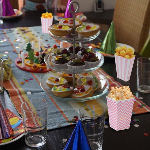 Diealles Popcorn Bokse, 36 stk popcornposer popcorn slikbokse beholdere
