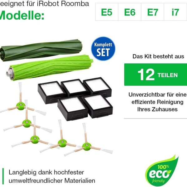 Reservedeler for IRobot 4624878 gummibørster børster