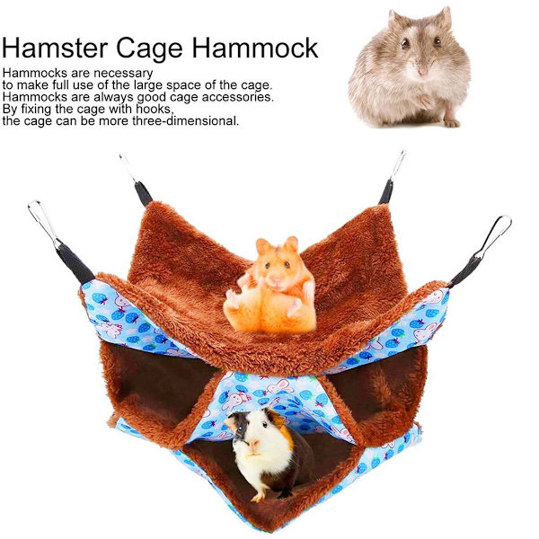 Lille dyreseng hamster, lille dyrehus rede, kæledyr blå kanin KLB