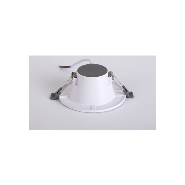 6-pack, Runda LED-downlights, LED-downlight, Ytdiameter 9W 12cm, Utskärning 9-11CM, Vitt ljus 6500K KLB